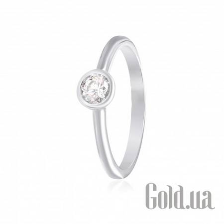 Кольцо Серебряное кольцо с Swarovski Zirconia, 15.5