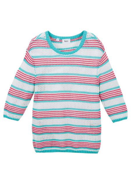 Пуловер в полоску для девочки