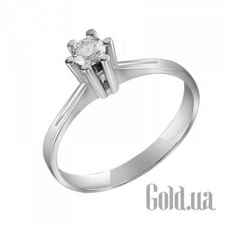 Кольцо Золотое кольцо с бриллиантом, 17.5