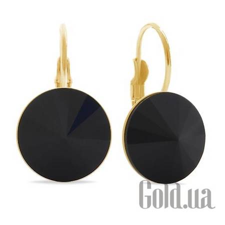 Серьги Серьги с кристаллами Swarovski в позолоте