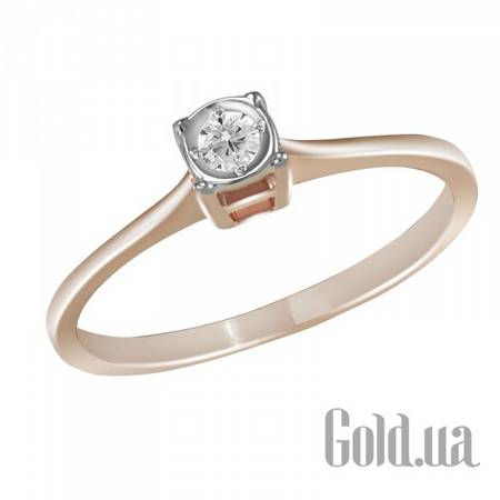 Кольцо Золотое кольцо с бриллиантом, 17