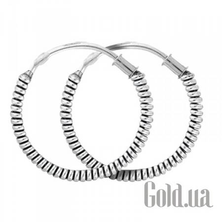 Серьги-кольца Серебряные серьги