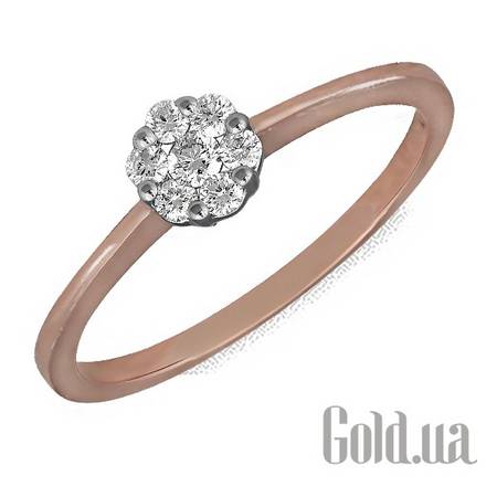 Кольцо Золотое кольцо с бриллиантами, 16.5