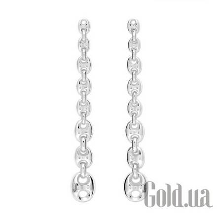 Серьги с подвесками Серебряные серьги