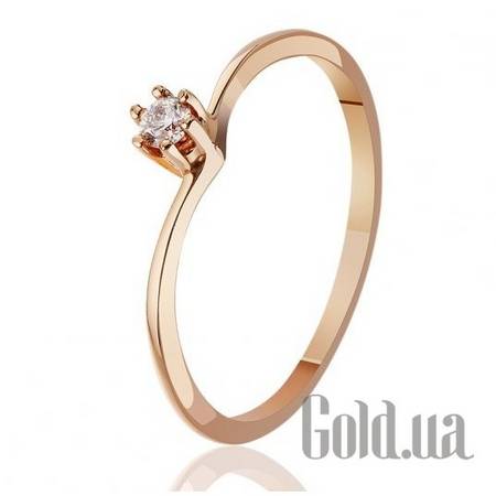 Кольцо Золотое кольцо с бриллиантом, 17