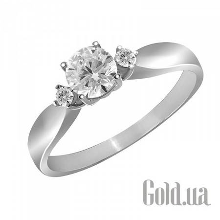 Кольцо Золотое кольцо с бриллиантами, 17.5