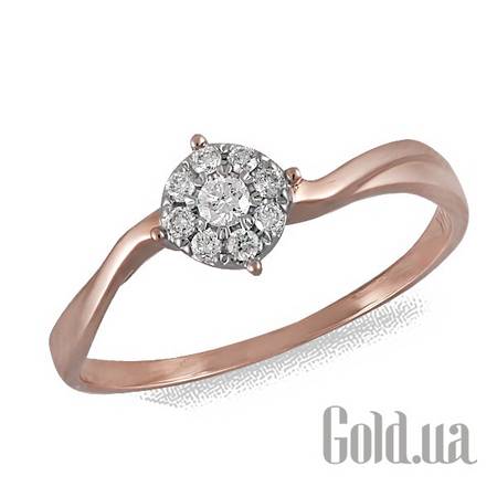 Кольцо Золотое кольцо с бриллиантами, 17