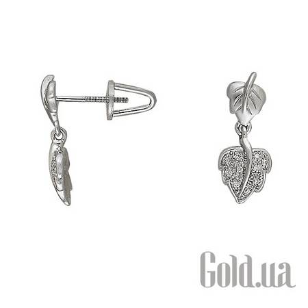 Серьги с подвесками Золотые серьги с бриллиантами