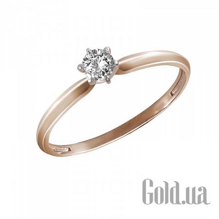 Кольцо Золотое кольцо с бриллиантом, 16.5
