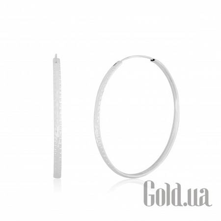 Серьги-кольца Серебряные серьги