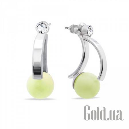 Пусеты (гвоздики) Серьги с кристаллами Swarovski