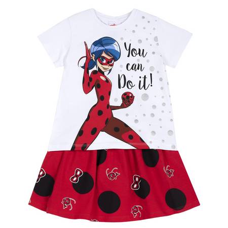 Костюм LadyBug: футболка и юбка