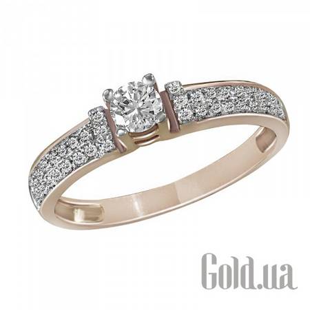 Кольцо Золотое кольцо с бриллиантами , 17.5