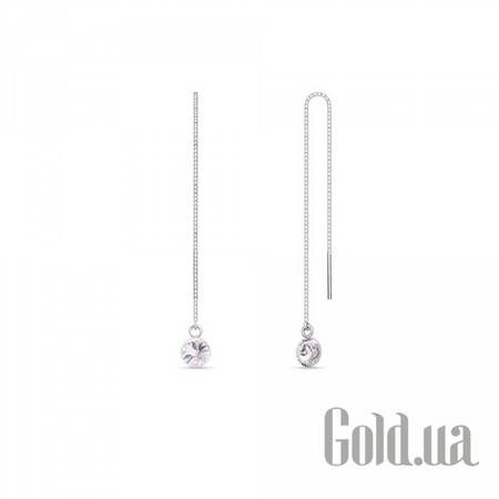 Пусеты (гвоздики) Серьги с кристаллами Swarovski