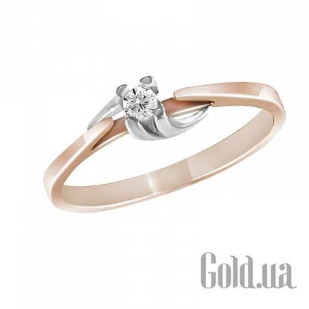 Кольцо Золотое кольцо с бриллиантом, 17