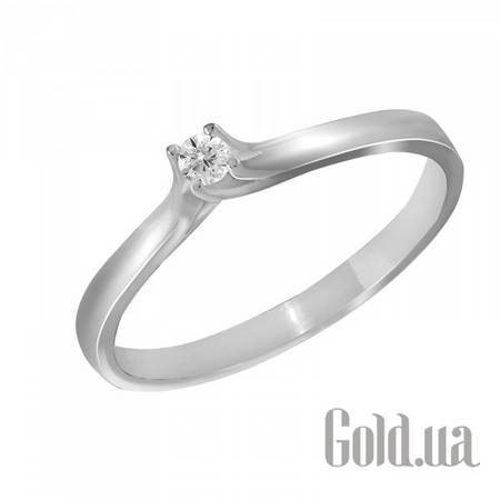 Кольцо Золотое кольцо с бриллиантом, 17.5