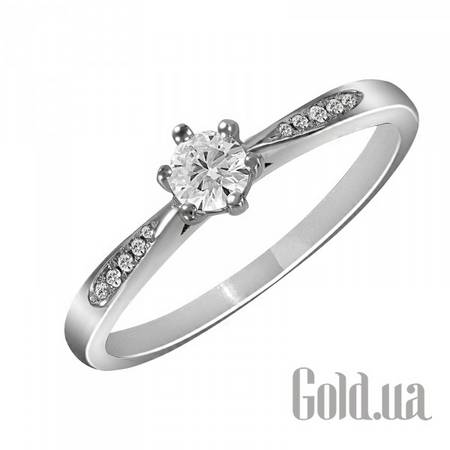 Кольцо Золотое кольцо с бриллиантами, 17.5