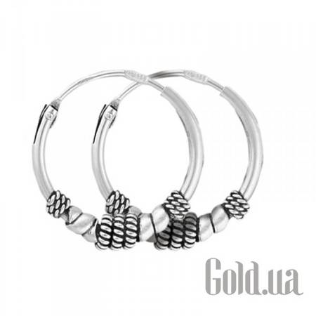 Серьги-кольца Серебряные серьги