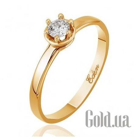 Кольцо Золотое кольцо с бриллиантом, 17