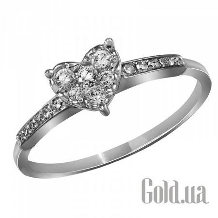 Кольцо Золотое кольцо с бриллиантами, 17.5