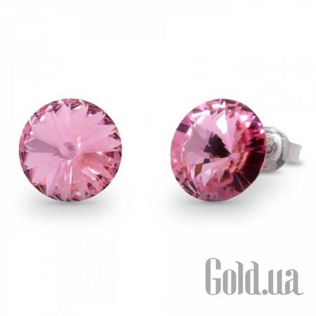 Пусеты (гвоздики) Серьги с кристаллами Swarovski