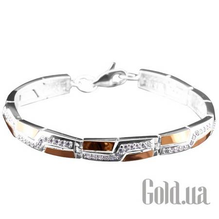 Женские браслеты Женский серебряный браслет с куб.циркониями