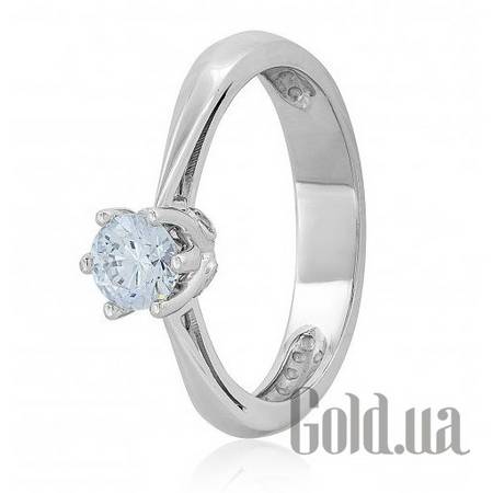 Кольцо Золотое кольцо с цирконием Swarovski Zirconia, 16.5