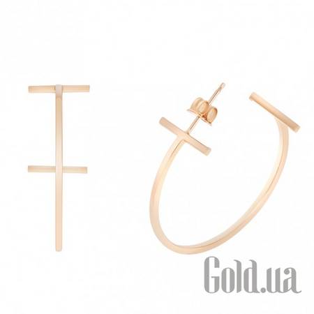 Серьги-кольца Золотые серьги