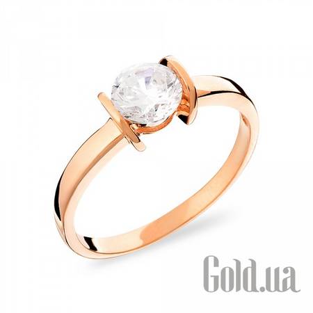 Кольцо Золотое кольцо с куб. цирконием, 18