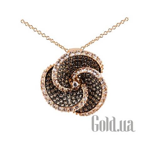 Колье Золотое колье с черными бриллиантами и белыми сапфирами, 45