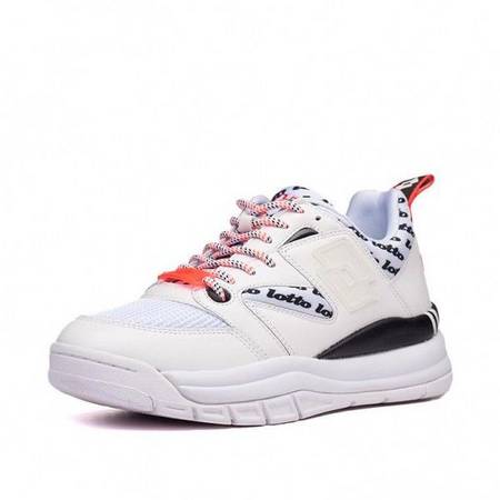 Кроссовки женские Lotto ATHLETICA SIRIUS LOGO W  ALL WHITE/ALL BLACK/RED FLUO 214083/6IG