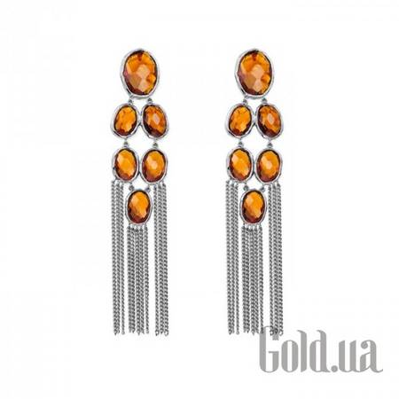 Серьги с подвесками Серебряные серьги