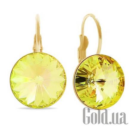 Серьги Серьги с кристаллами Swarovski в позолоте