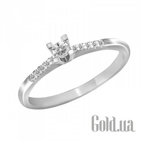 Кольцо Золотое кольцо с бриллиантами, 17.5