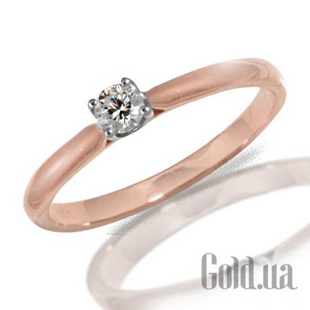 Кольцо Золотое кольцо с бриллиантом, 17