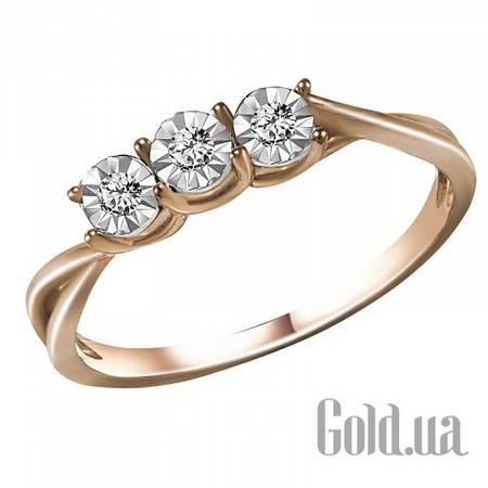 Кольцо Золотое кольцо с бриллиантами, 18
