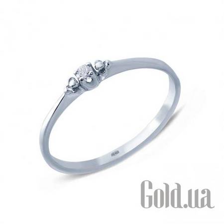 Кольцо Akvamarin Детское серебряное кольцо с куб. цирконием, 17