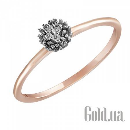 Кольцо Золотое кольцо с бриллиантами, 17.5