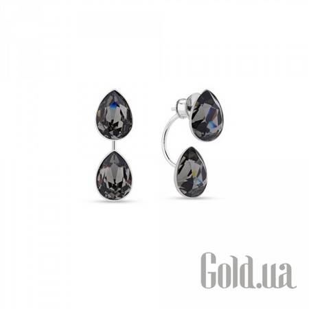 Пусеты (гвоздики) Серьги с кристаллами Swarovski