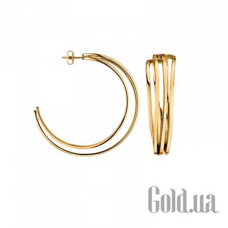 Серьги-кольца Женские серьги из ювелирного сплава