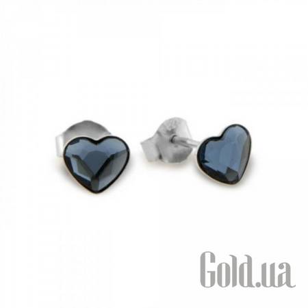 Пусеты (гвоздики) Серьги с кристаллами Swarovski