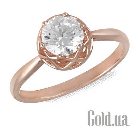 Кольцо Золотое кольцо с куб. цирконием, 17.5