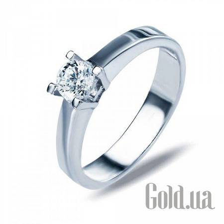 Кольцо Серебряное кольцо с куб. цирконием, 17.5