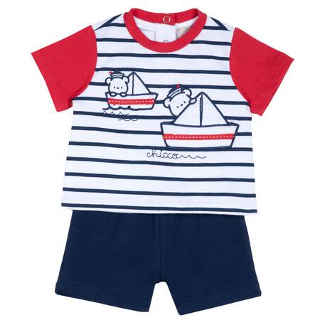 Костюм Little sailor: футболка и шорты