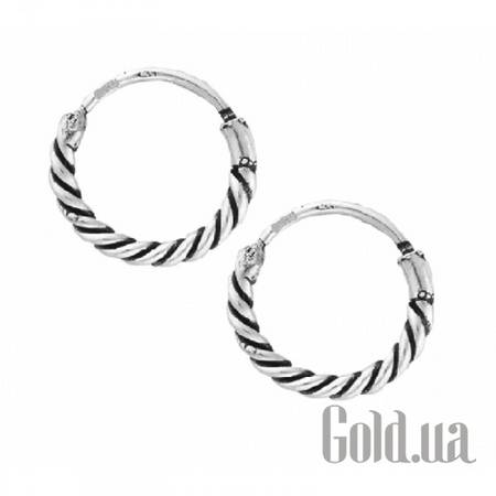 Серьги-кольца Серебряные серьги