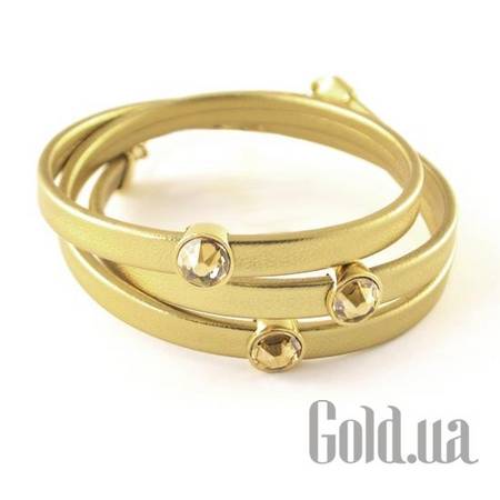 Браслет Женский браслет с кристаллами Swarovski в позолоте