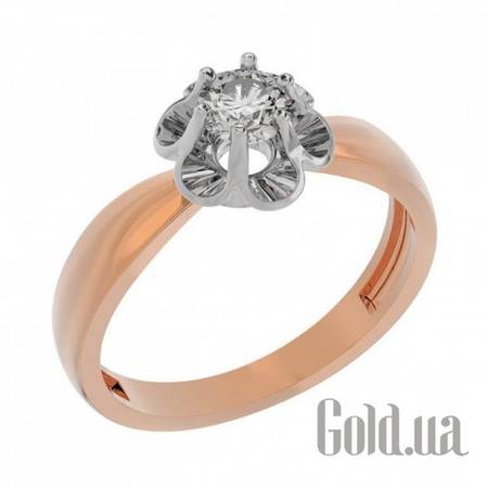 Кольцо Золотое кольцо с куб. цирконием, 19