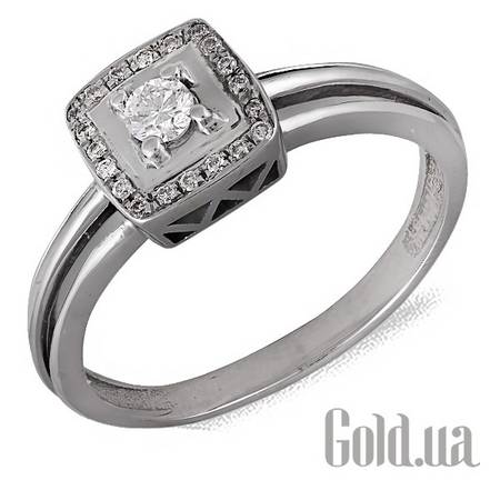 Кольцо Золотое кольцо с бриллиантами, 17