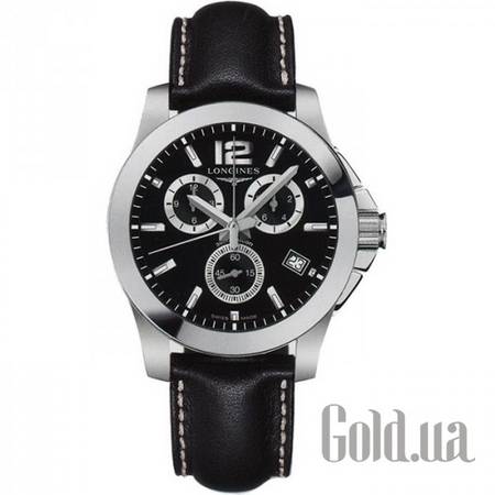 Швейцарские часы Мужские часы Conquest Chronograph L3.660.4.56.0