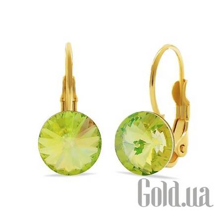 Серьги Серьги с кристаллами Swarovski в позолоте